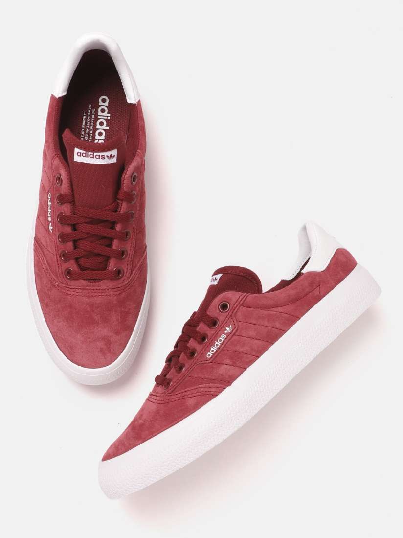 Buy ADIDAS Originals Unisex Coral Red Solid Leather 3MC Sneakers Casual Shoes for Unisex 13443446 Myntra