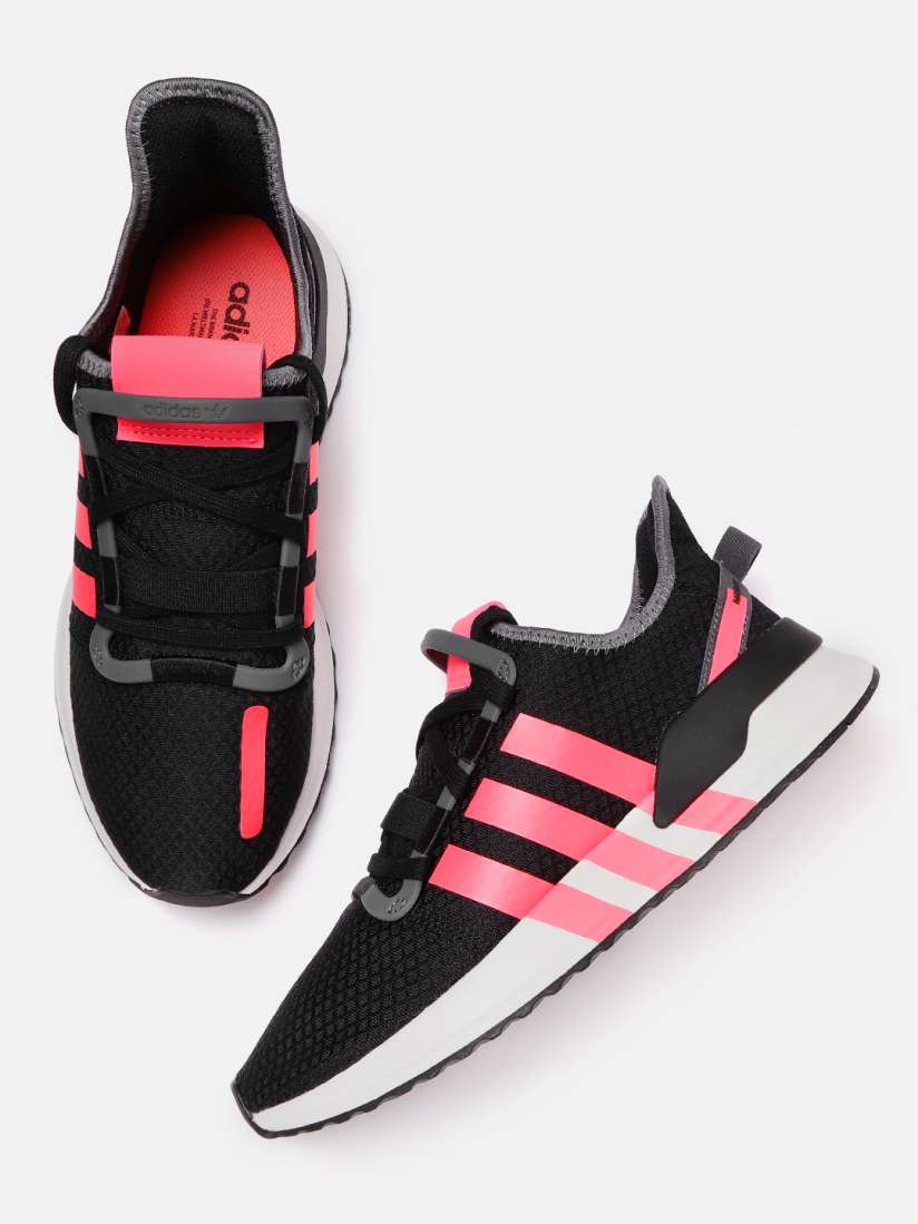 Buy ADIDAS Originals Men Black Pink Woven Design U Path Running Shoes Sports Shoes for Men 13443598 Myntra