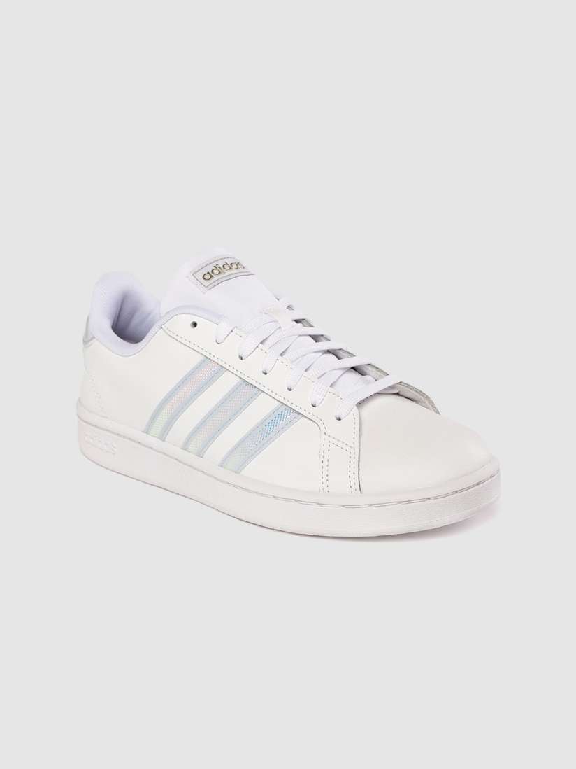 Solid white adidas womens online