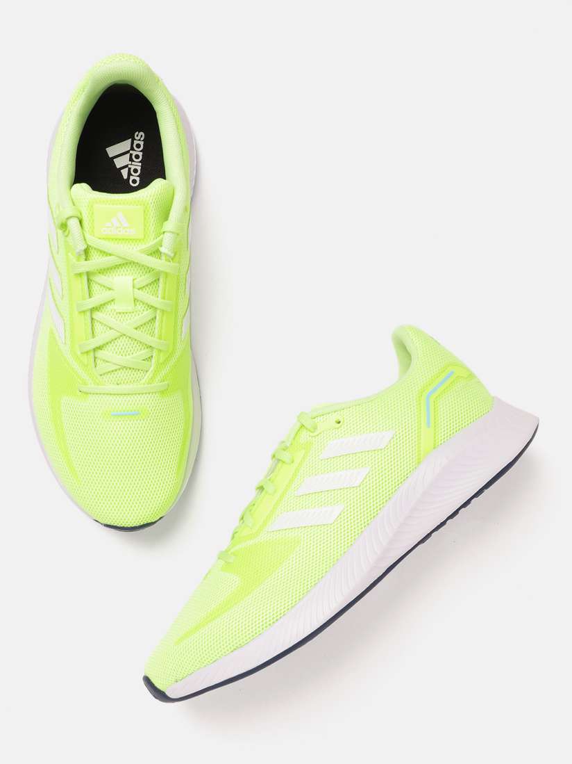 Buy ADIDAS Women Fluorescent Green Woven Design Run Falcon 2.0 Running Shoes Sports Shoes for Women 13445064 Myntra
