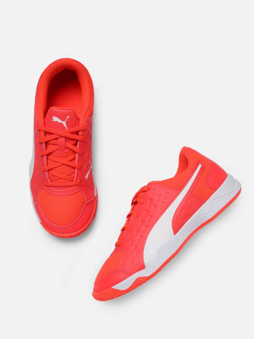 Buy Puma Boys Red White Solid Auriz Jr Walking Shoes Sports Shoes for Boys 13459454 Myntra