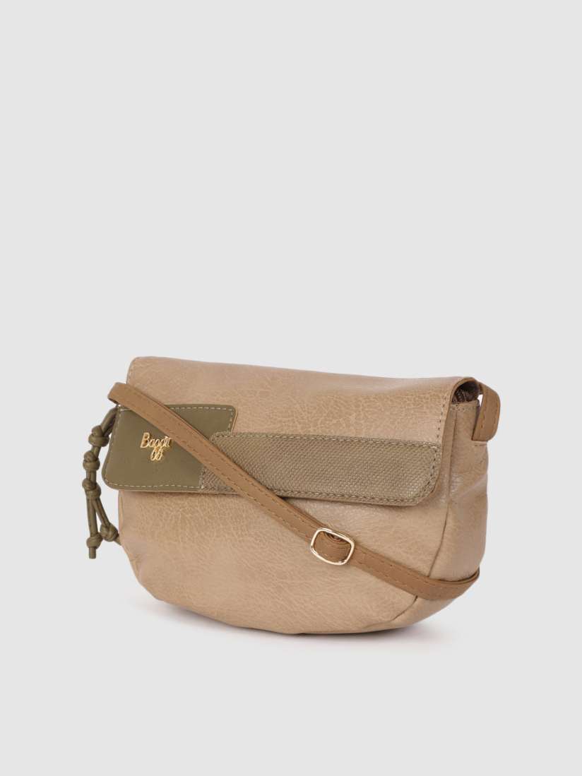 Buy Baggit Beige Textured Sling Bag Handbags for Women 13464428 Myntra