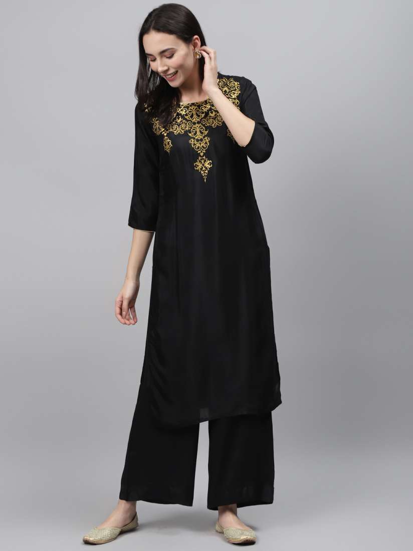 Palazzo kurti set myntra discount