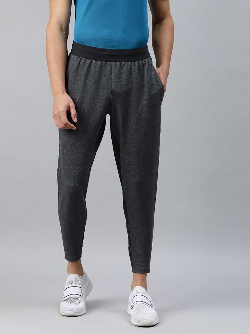 Buy Nike Men Charcoal Grey Solid Training Cropped Joggers Track Pants for Men 13471918 Myntra