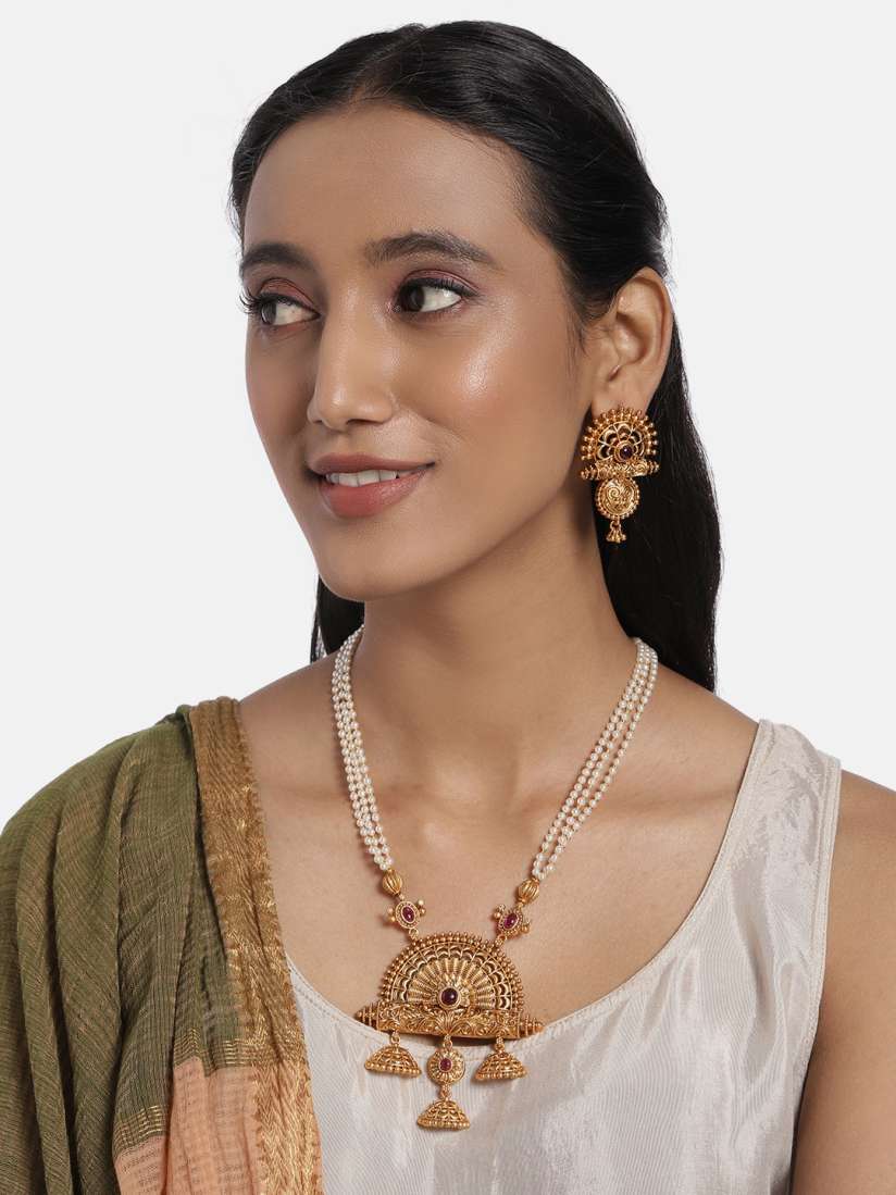 Temple jewellery myntra new arrivals