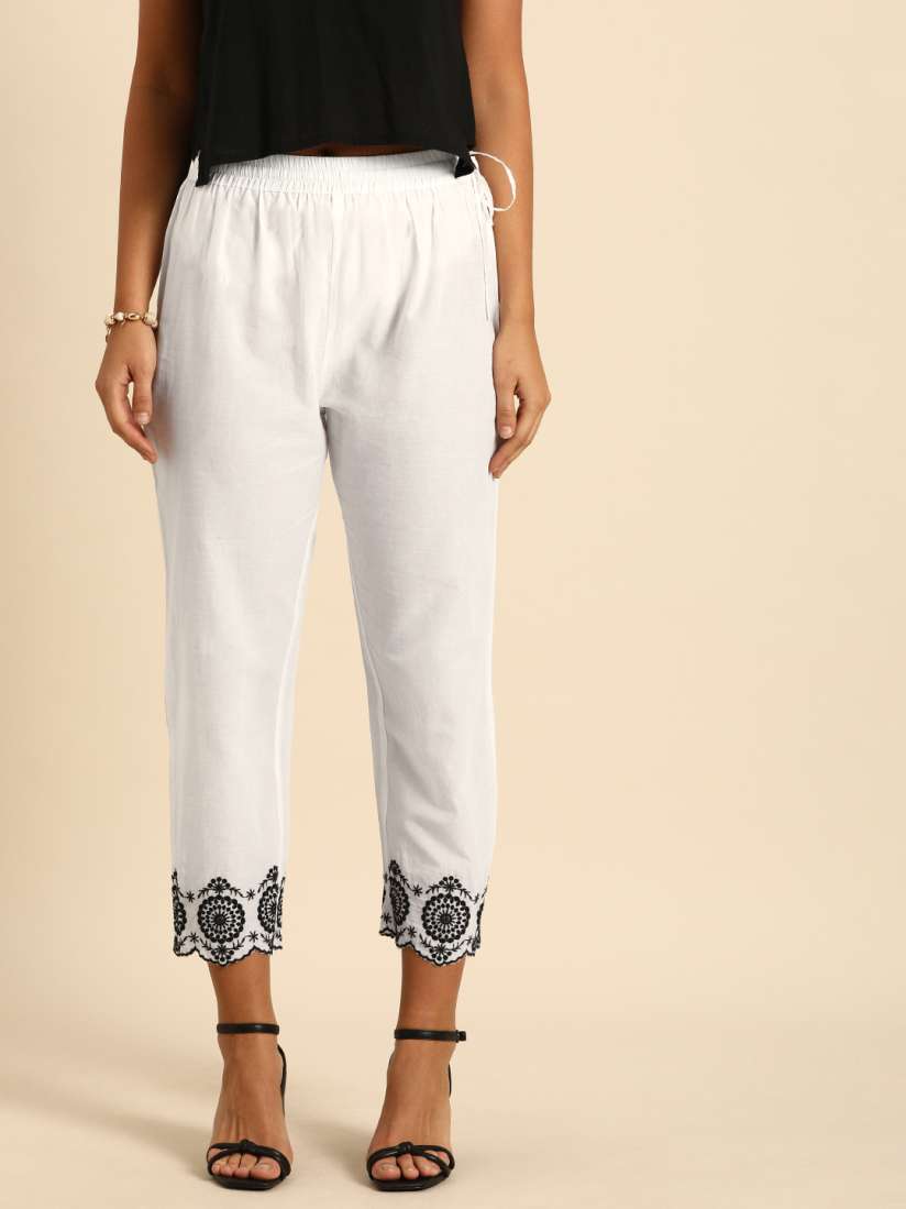 White trouser design 2019 online