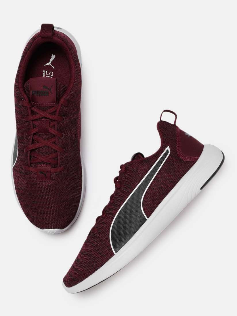 Puma maroon shoes sale