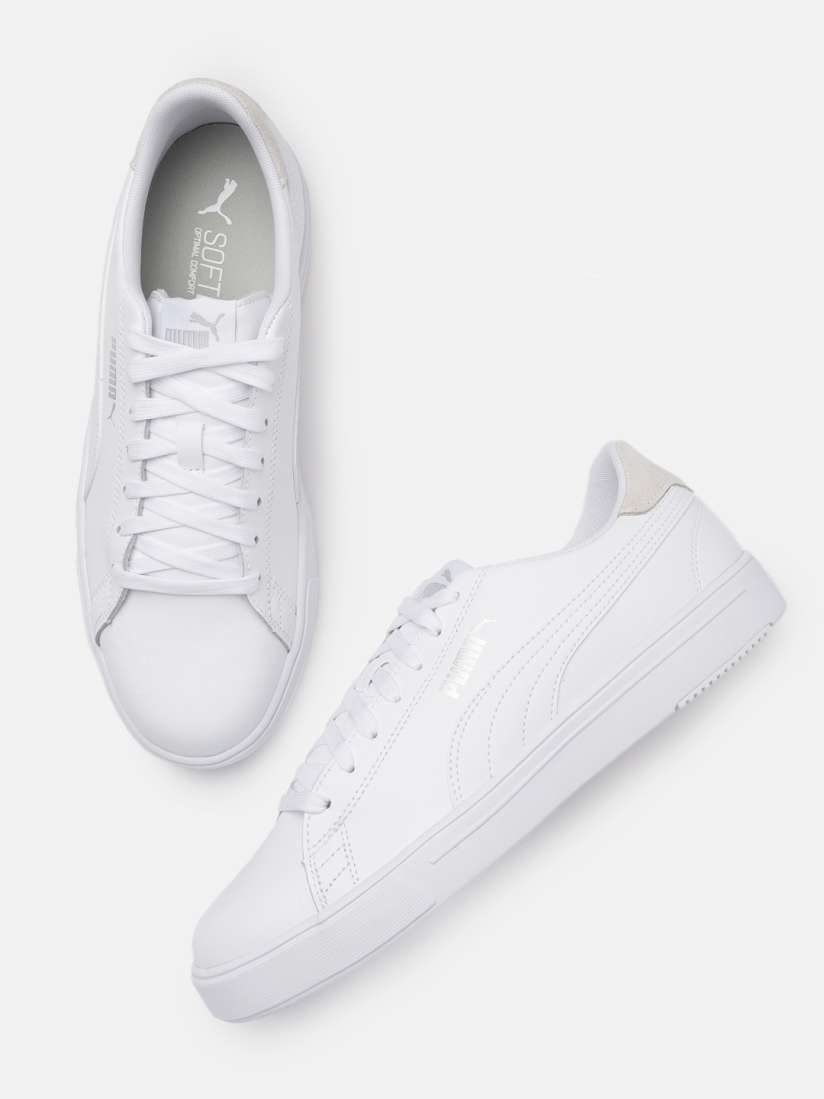 Buy Puma Unisex White Serve Pro Lite Leather Sneakers Casual Shoes for Unisex 13486880 Myntra