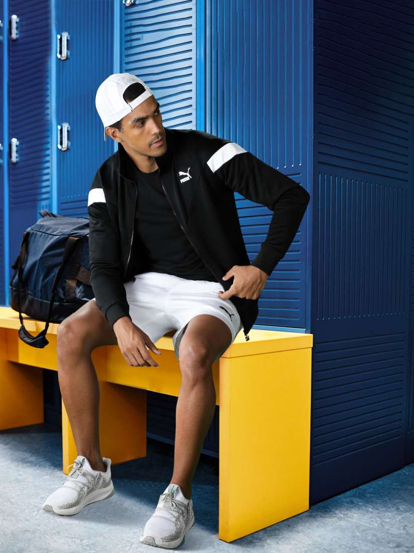 Buy Puma Men Black White Colourblocked Iconic MCS Track Jacket Jackets for Men 13501238 Myntra