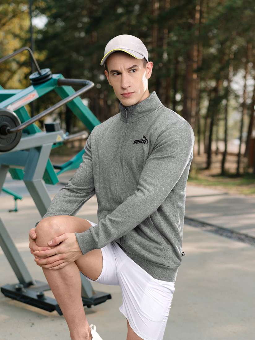 Mens grey track top store