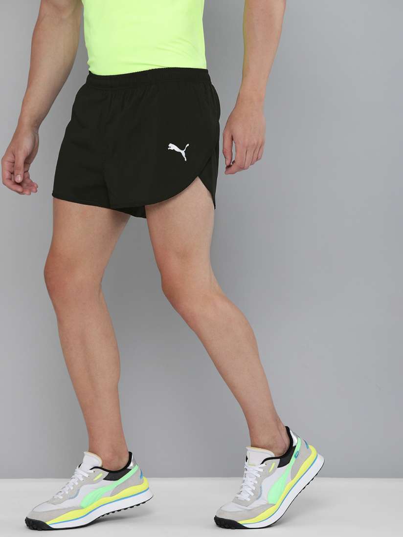 Puma mens running split shorts online