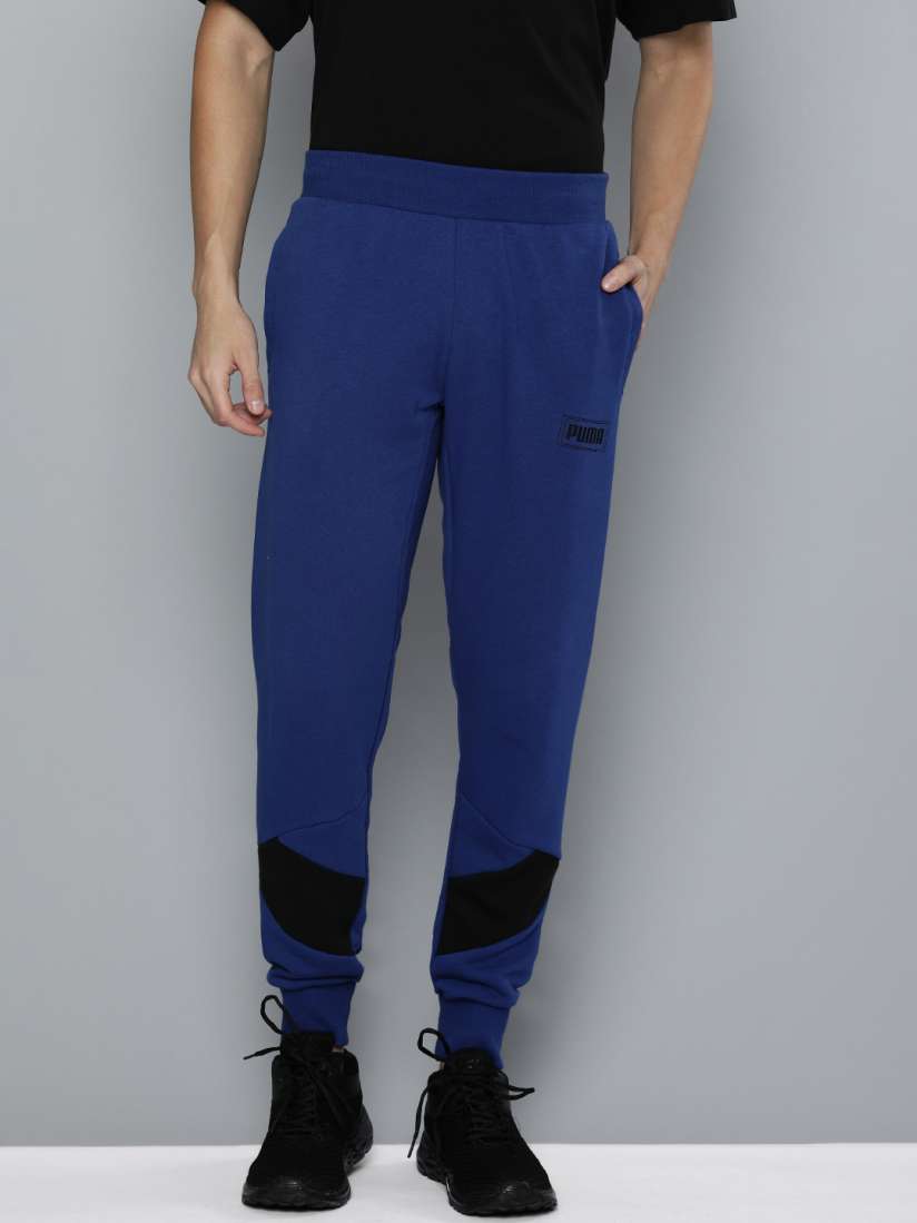 Buy Puma Men Navy Blue Black Solid REBEL Joggers Track Pants for Men 13501996 Myntra