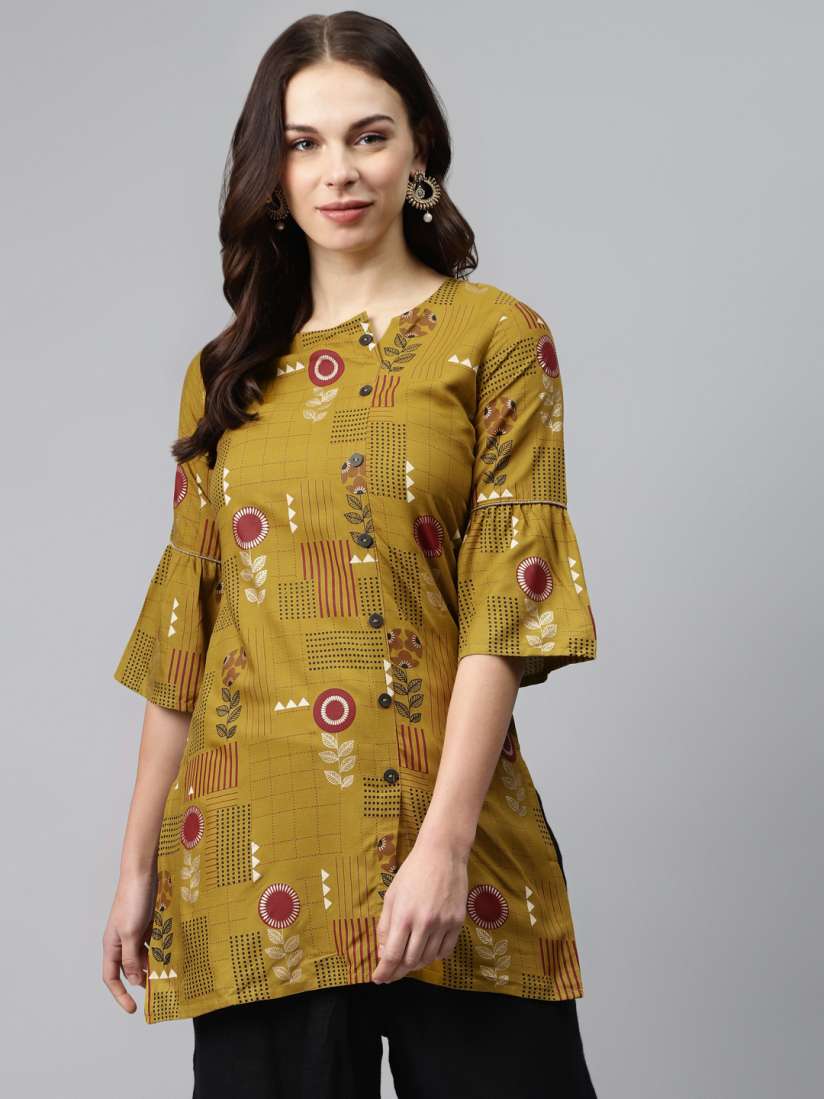 Olive green kurtis cheap