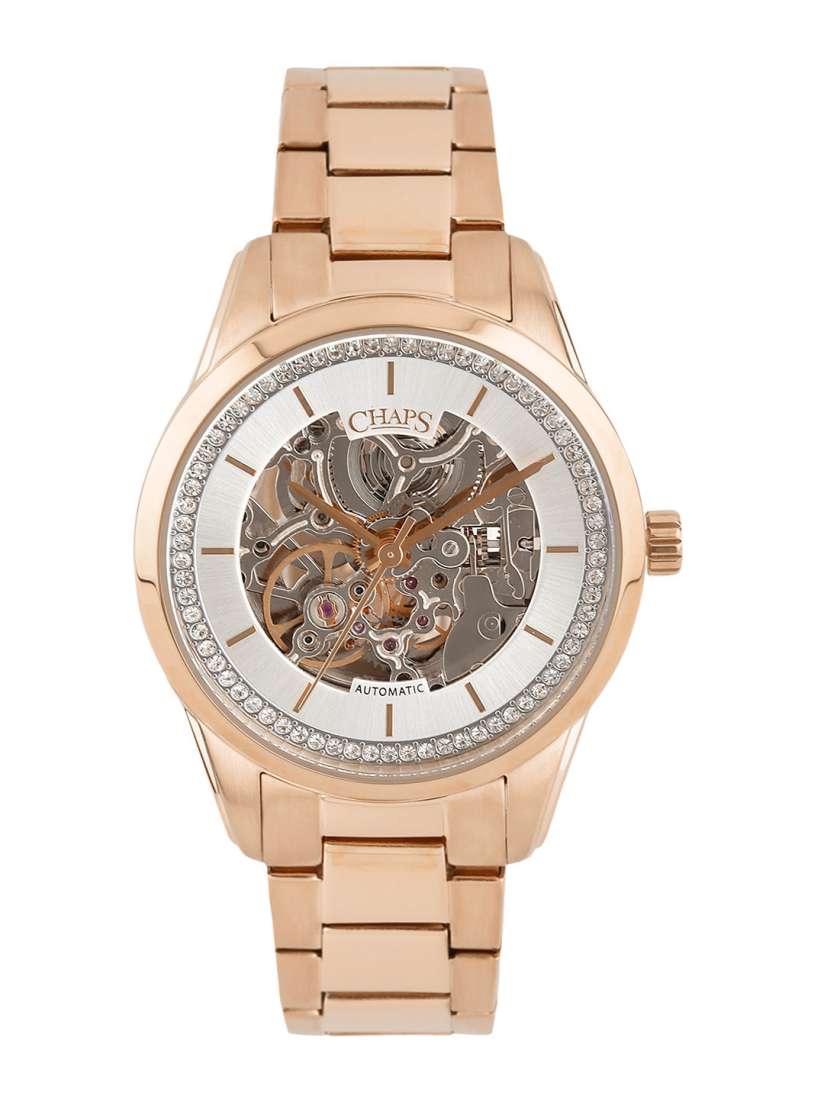 Buy CHAPS KASIA Women Silver Toned Visible Mechanism Dial Watch CHP9503 Watches for Women 1350331 Myntra