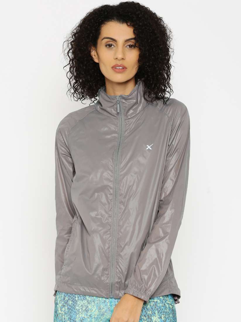 Buy HRX By Hrithik Roshan Grey Windcheater Jacket Jackets for Women Myntra