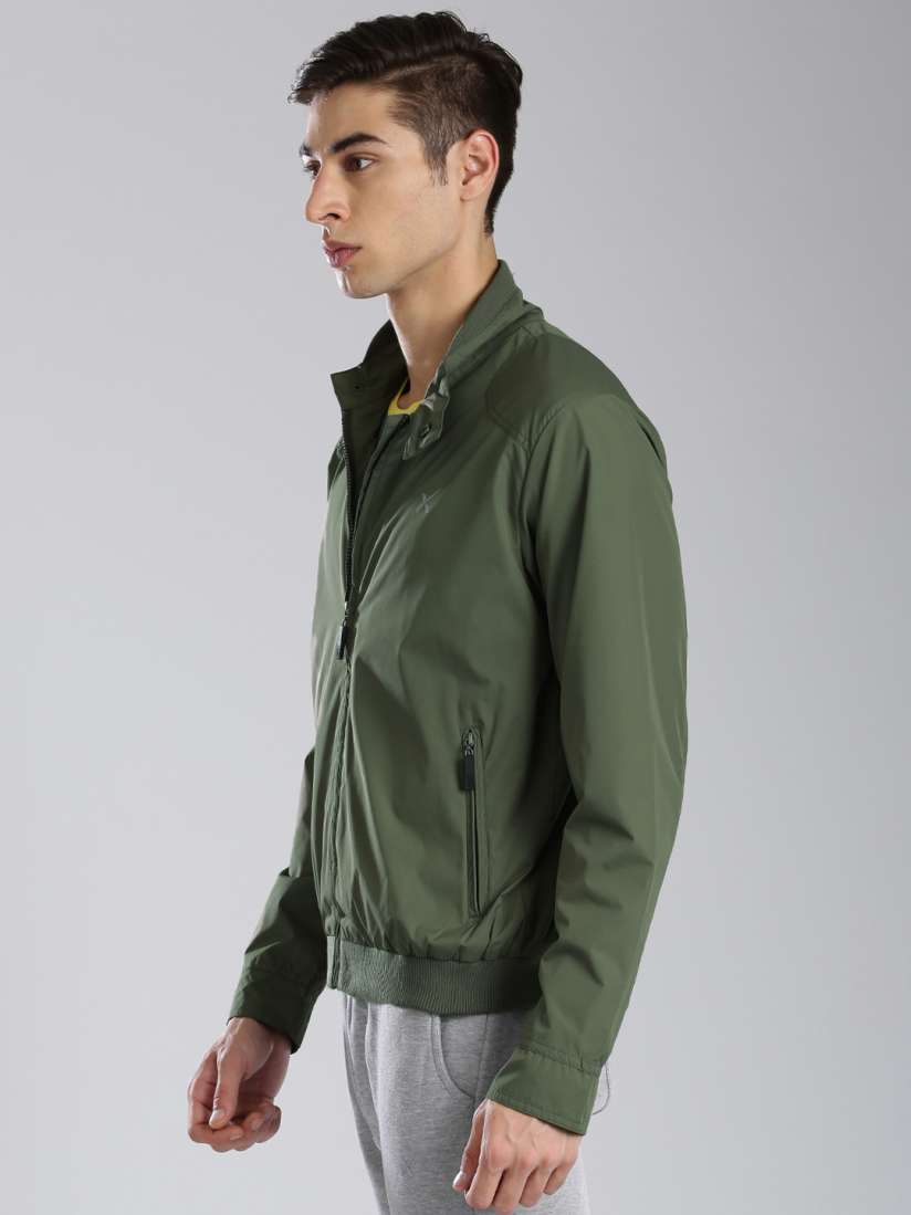 Buy HRX By Hrithik Roshan Olive Green Jacket Jackets for Men Myntra