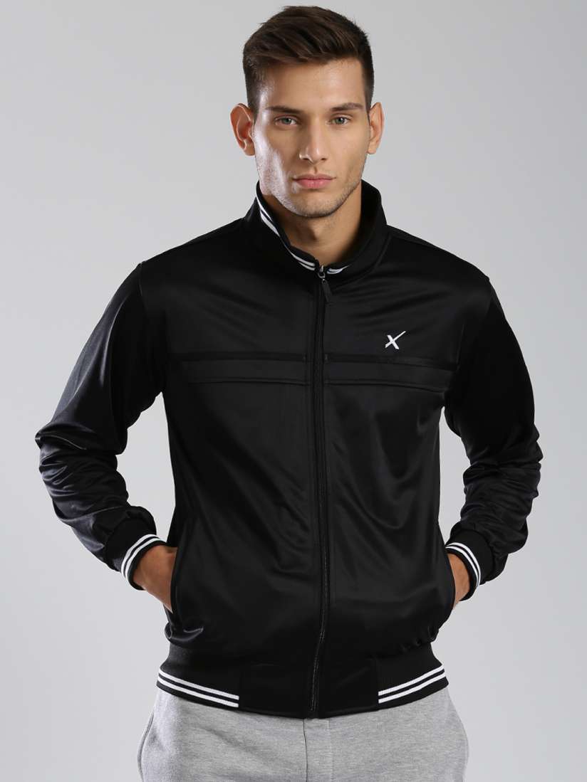 Buy HRX By Hrithik Roshan Black Track Jacket Jackets for Men Myntra