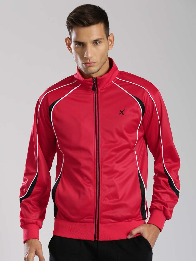 Buy HRX by Hrithik Roshan Red Track Jacket Jackets for Men 1352665 Myntra