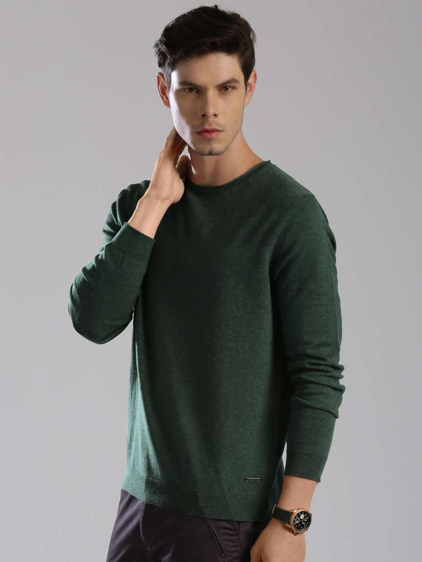 Buy HRX by Hrithik Roshan Green Sweater Sweaters for Men 1352737 Myntra