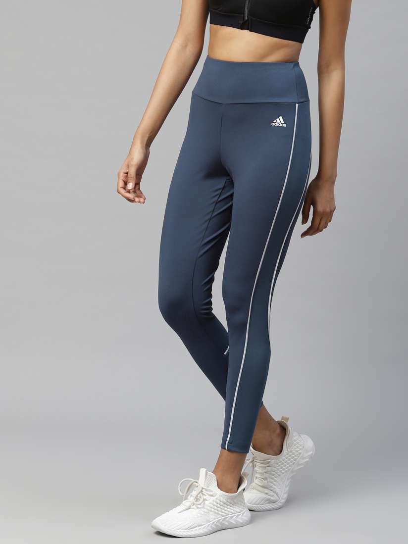 Buy ADIDAS Women Navy Blue Solid W DNC 78 High Rise Knitted Tights Tights for Women 13544120 Myntra
