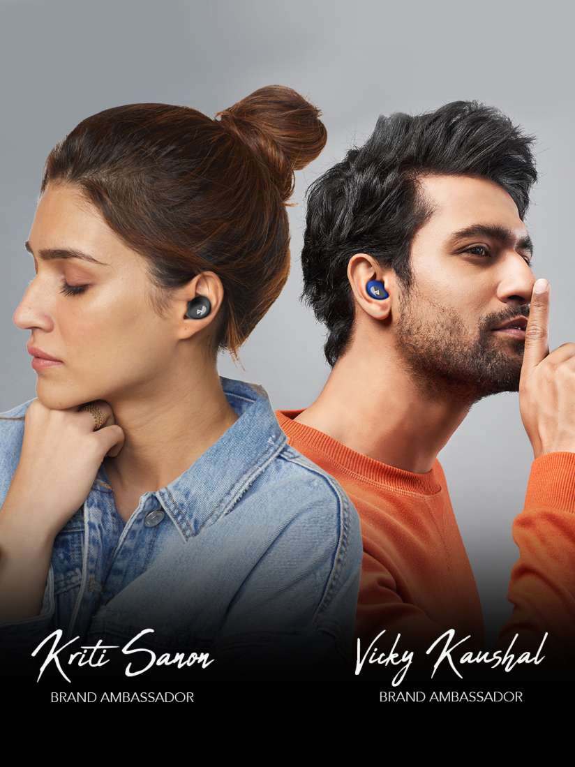 Buy BOULT AUDIO Unisex Black AirBass PowerBuds Wireless Earbuds Headphones for Unisex 13554366 Myntra