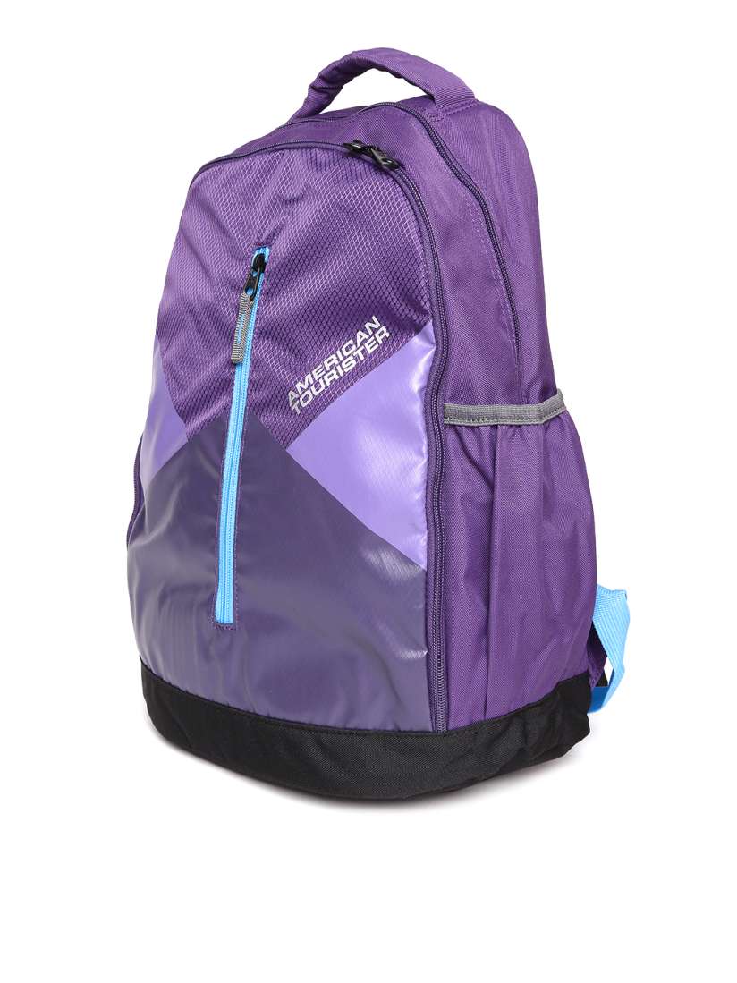Buy AMERICAN TOURISTER Unisex Purple EBONY Textured Backpack Backpacks for Unisex 1355629 Myntra