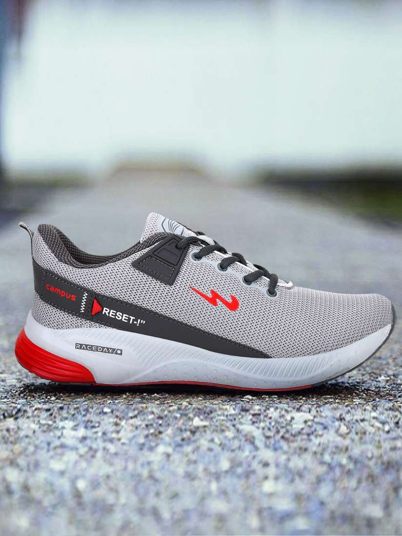 Buy Campus Men Grey Orange Mesh Refresh Pro Running Shoes Sports Shoes for Men 13564238 Myntra