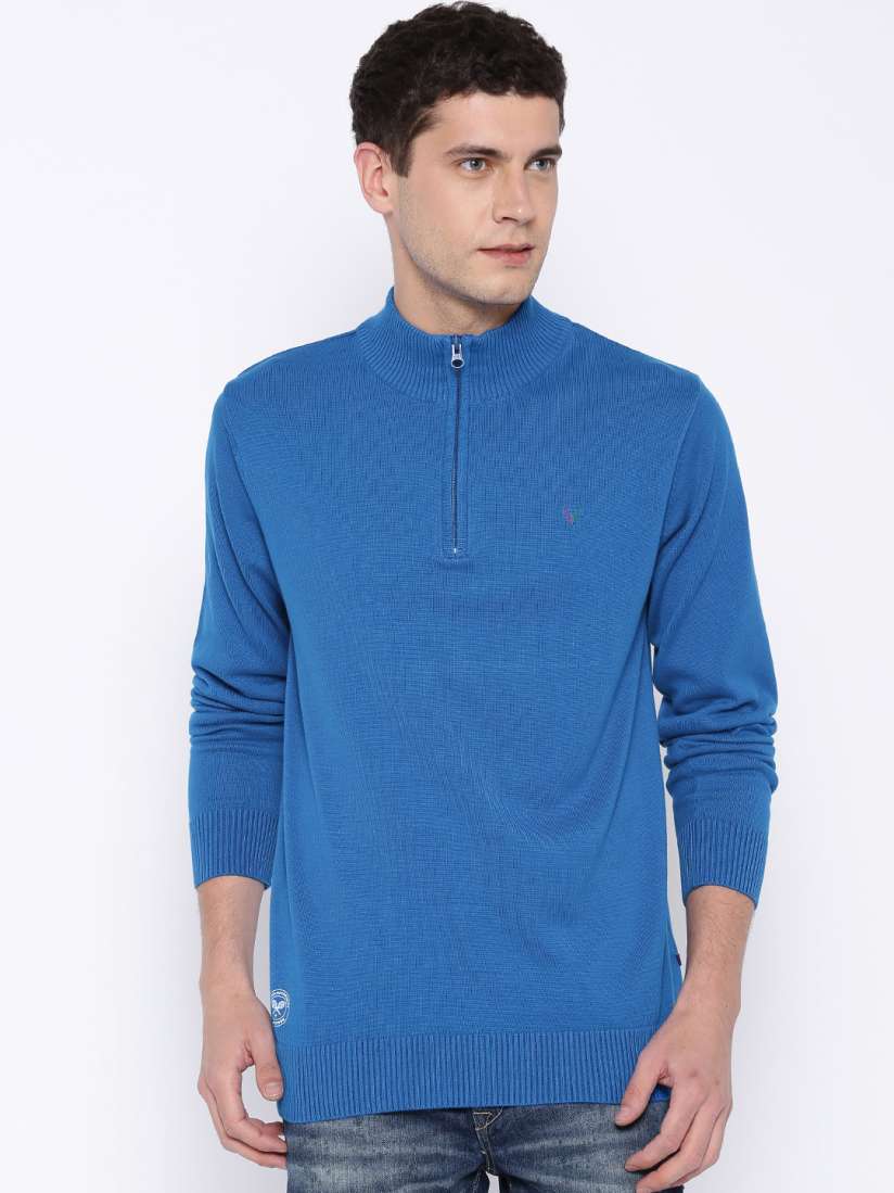 Buy Solly Sport By Allen Solly Blue Wimbledon Sweatshirt Sweatshirts for Men 1357608 Myntra