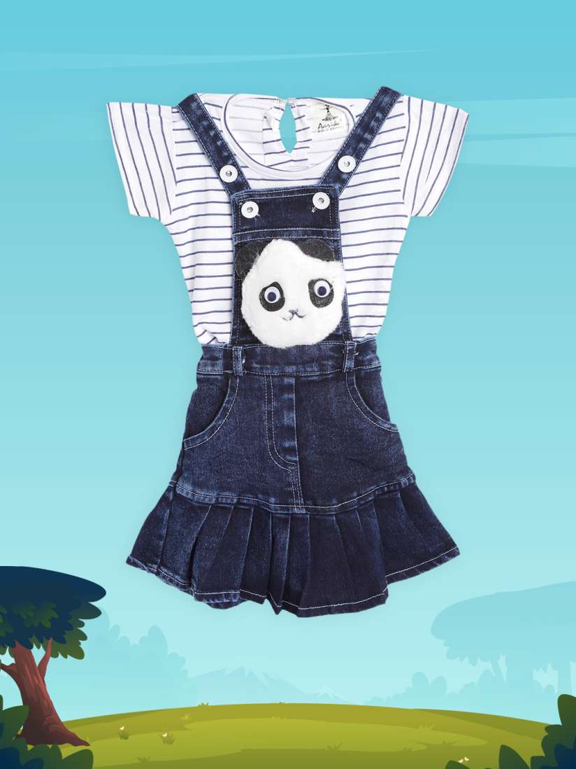 Dungaree skirt myntra store