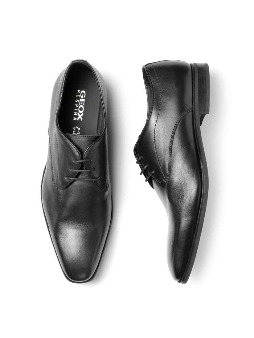 Buy GEOX Respira Men Black Italian Patent Leather Formal Shoes Formal Shoes for Men 1358050 Myntra