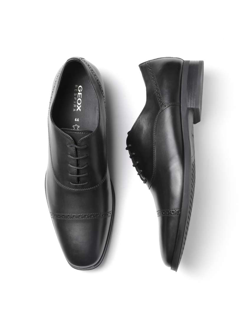Buy GEOX Respira Men Black Italian Patent Leather Formal Shoes Formal Shoes for Men 1358060 Myntra