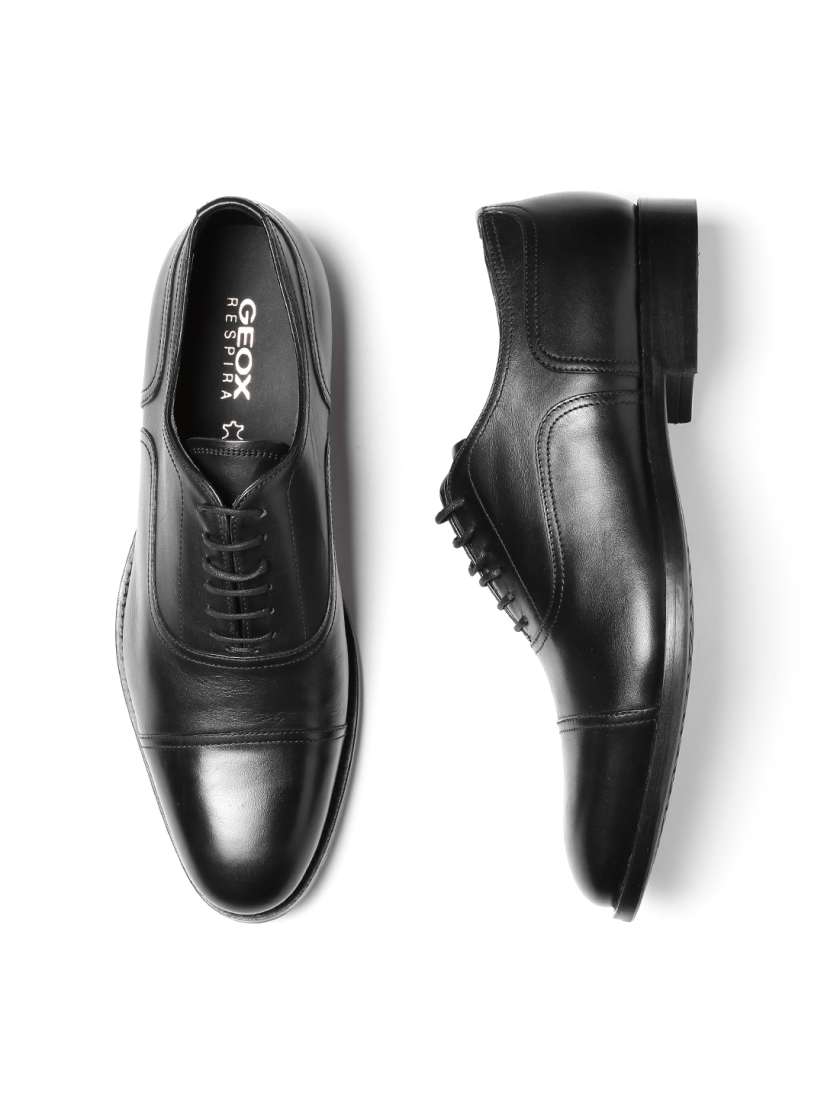 Buy GEOX Respira Men Black Breathable Italian Patent Leather Formal Shoes Formal Shoes for Men 1358066 Myntra