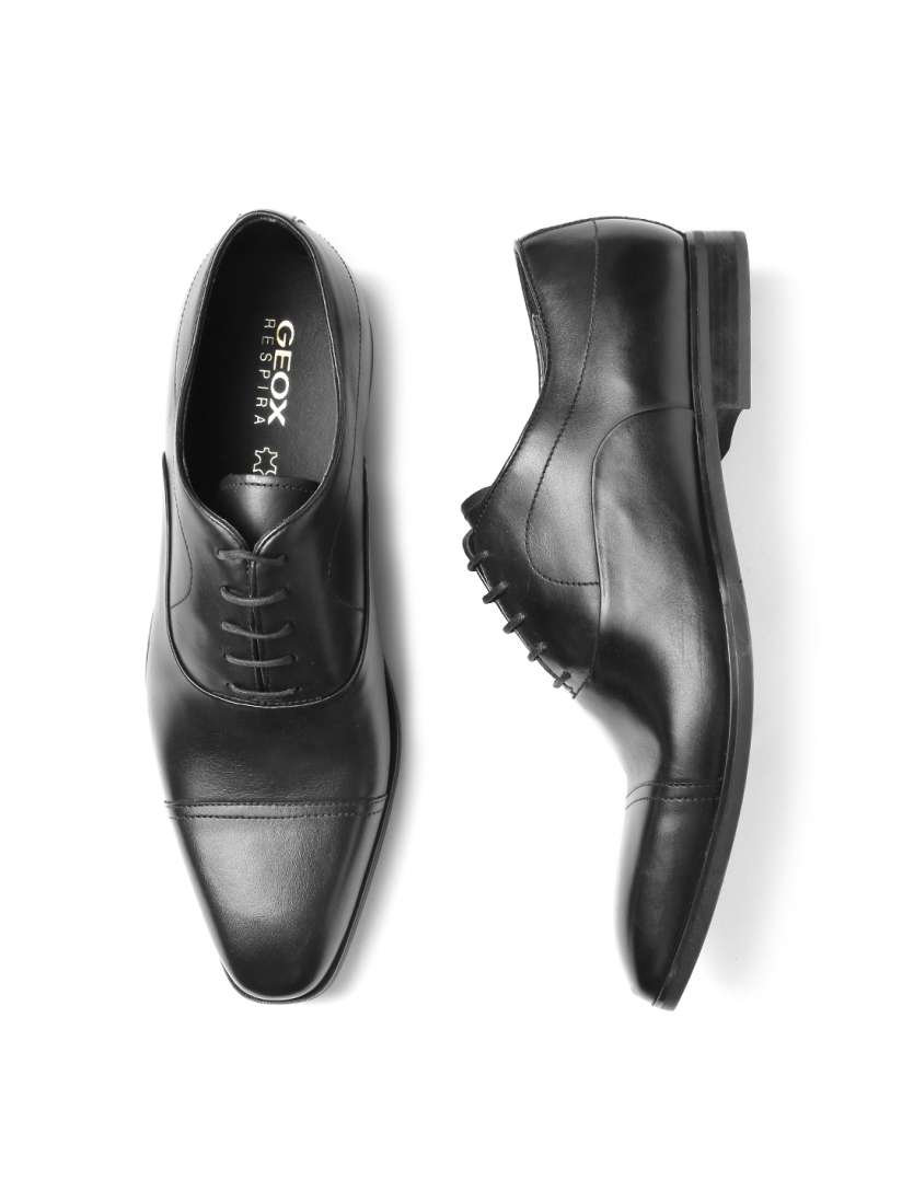 Buy Geox Respira Men Black Italian Patent Leather Formal Shoes Formal Shoes for Men 1358071 Myntra