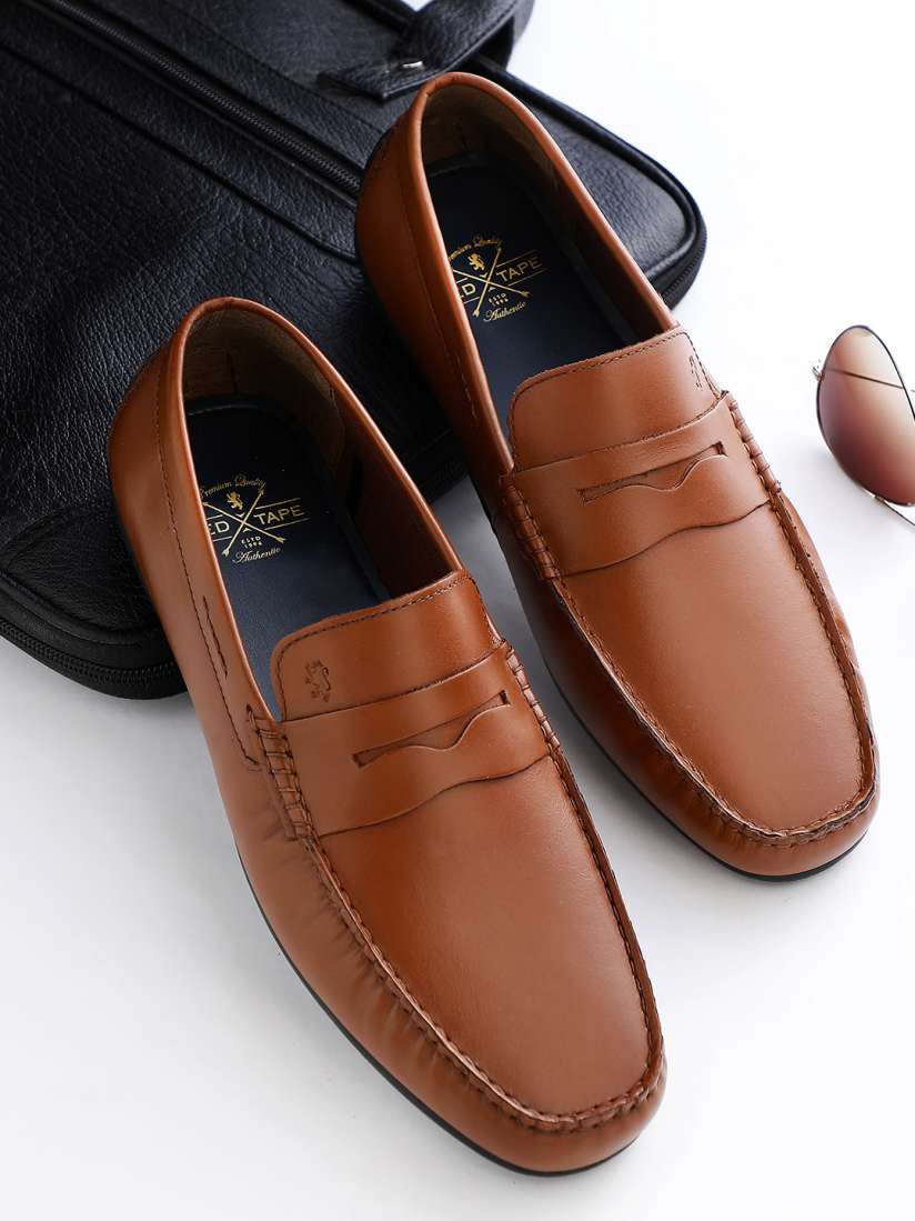 Red tape loafers myntra cheap