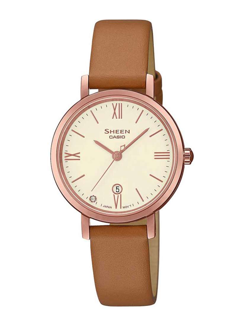 Casio women gold discount