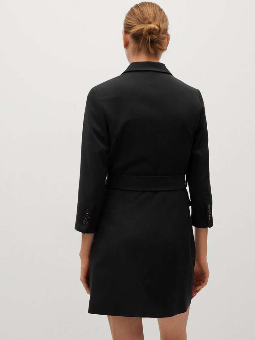 Mango blazer black best sale