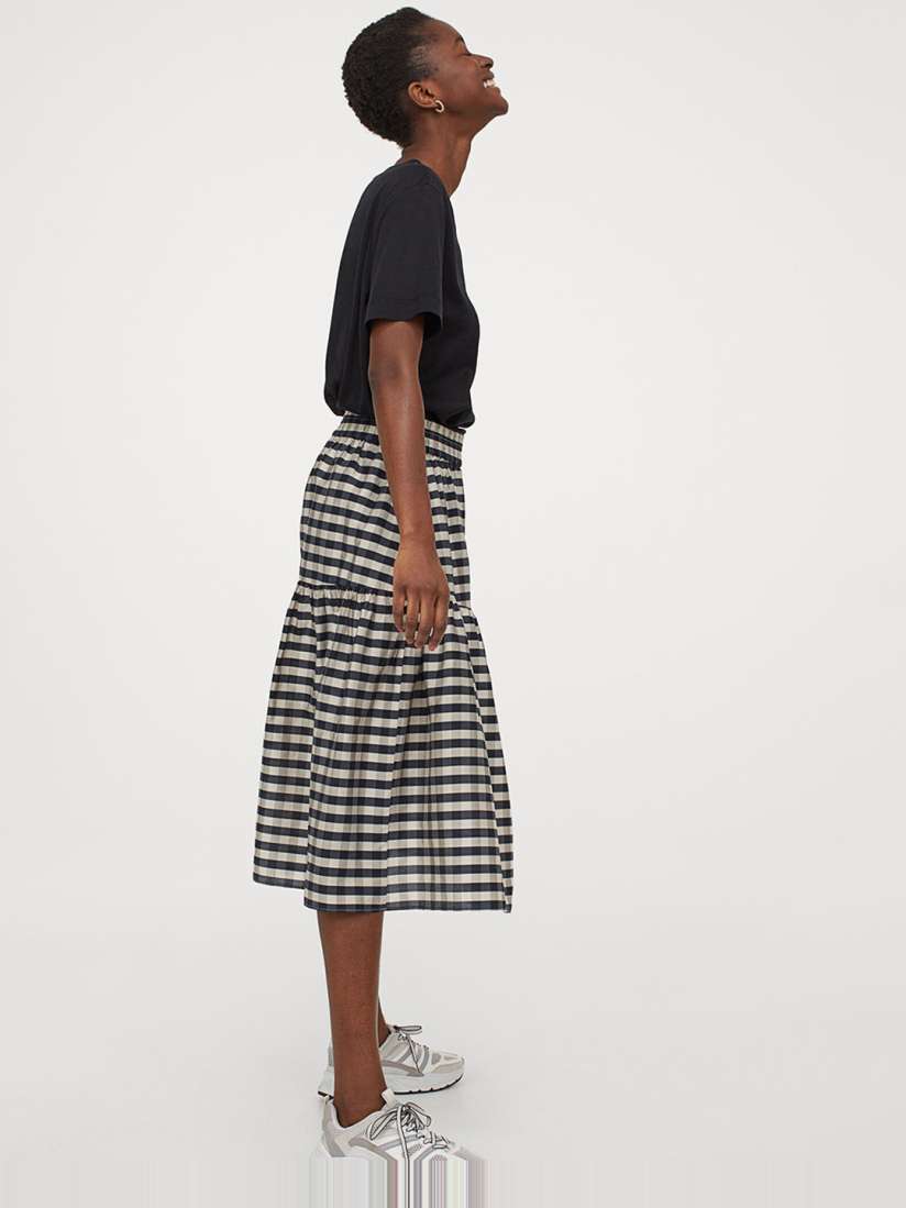 Buy H M Black Lyocell Blend Skirt Skirts for Women 13628608 Myntra