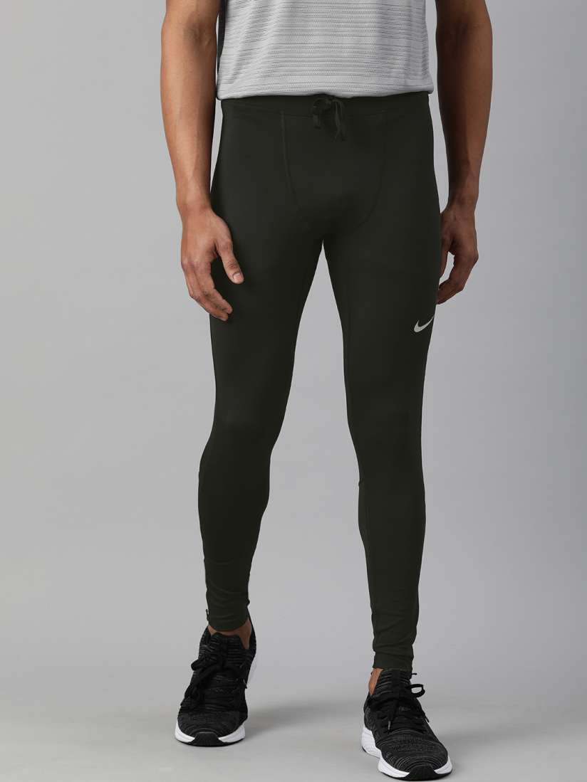 Buy Nike Men Solid Dri FIT Challenger Running Tights Tights for Men 13639172 Myntra