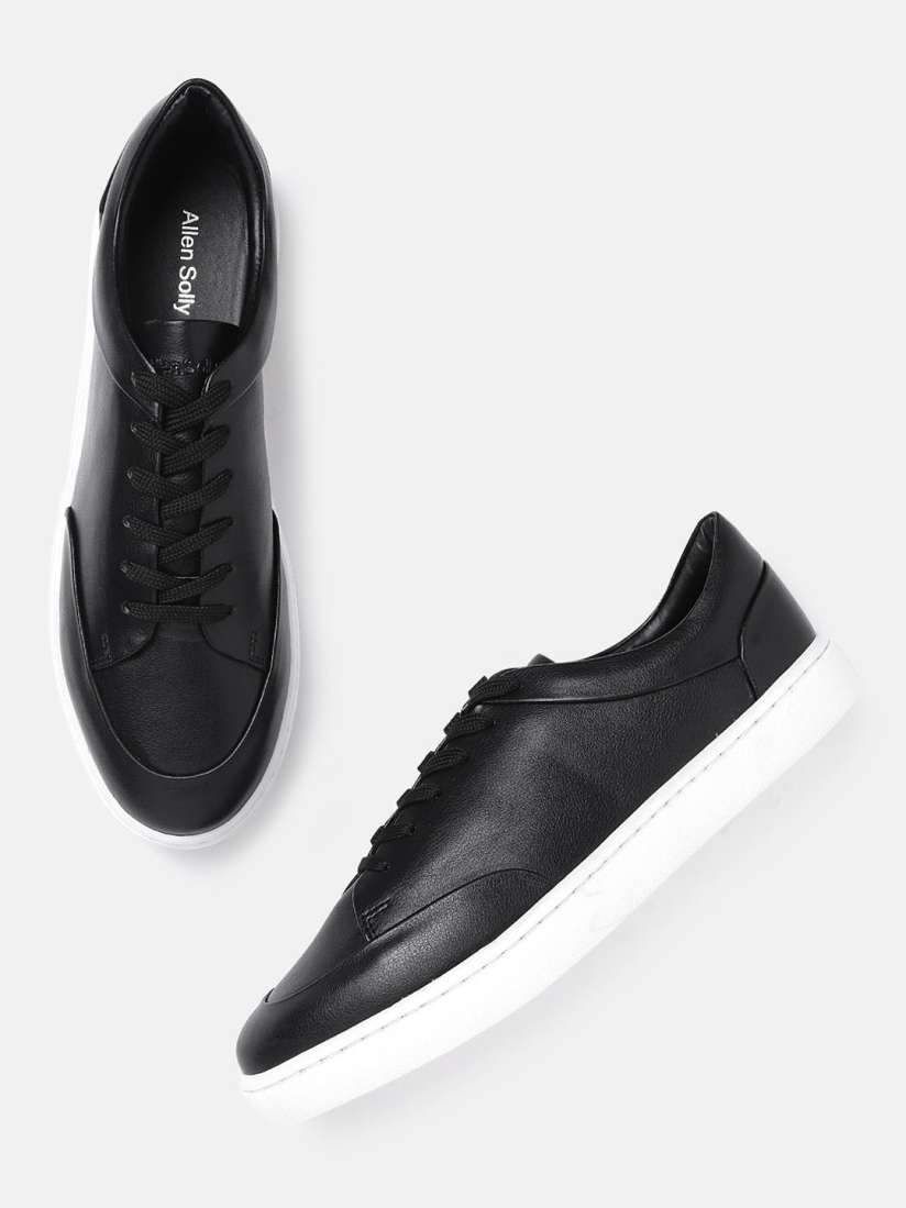 Allen solly black sneakers new arrivals