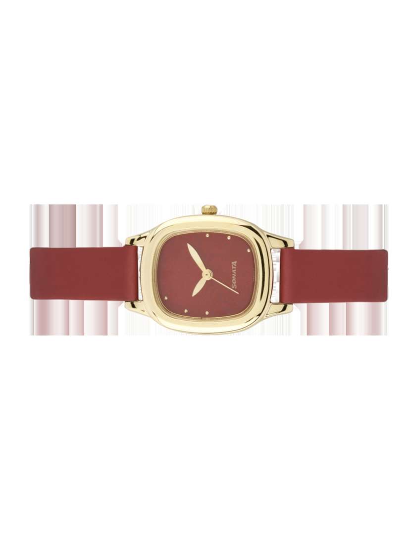 Buy Sonata Women Red Dial Watch Watches for Women 136477 Myntra
