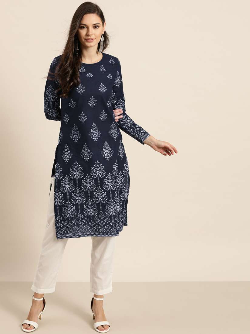 Myntra kurtas for ladies clearance