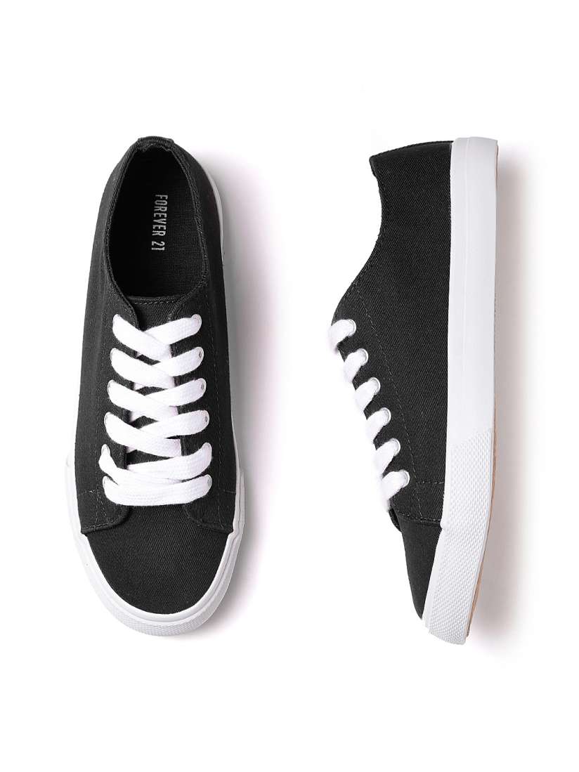 Forever 21 black sneakers online