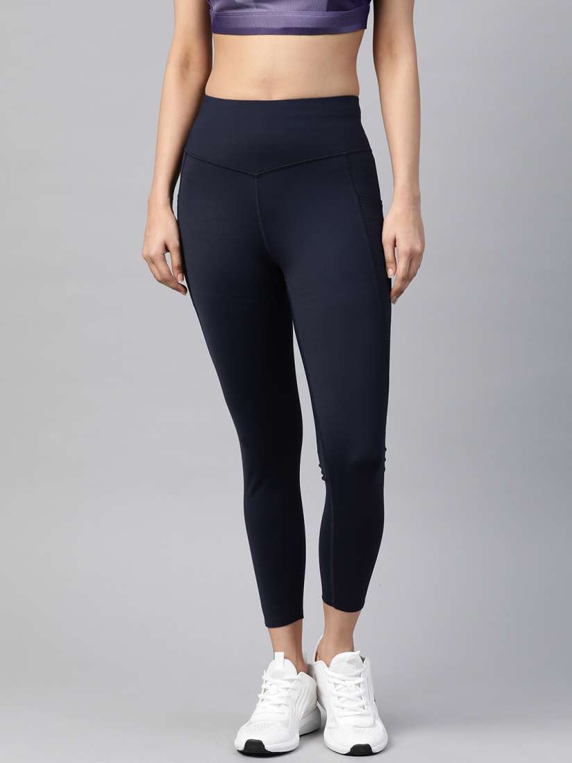 Buy Marks Spencer Women Navy Blue Solid Ankle Length Breathable Leggings Leggings for Women 13668954 Myntra