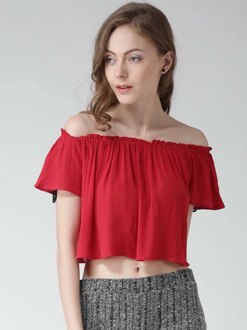 forever 21 red off the shoulder top