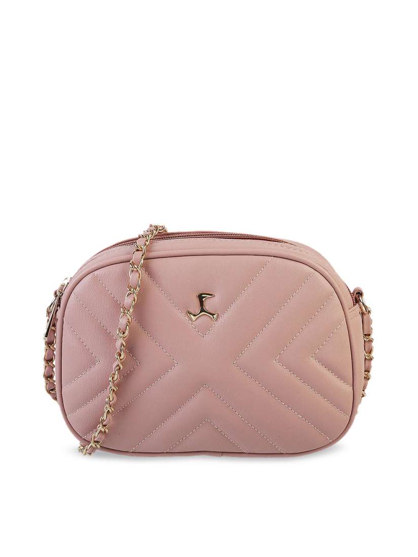 Buy Mochi Pink Self Design Sling Bag Handbags for Women 13679854 Myntra