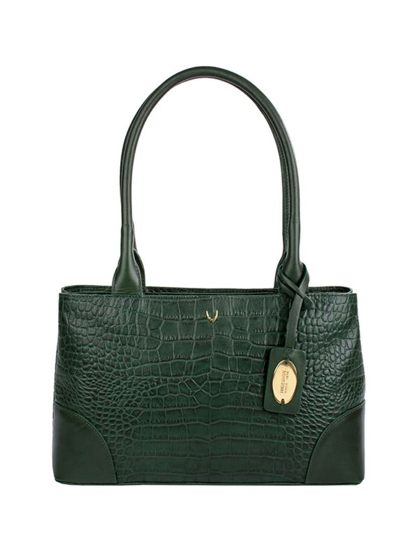Buy Hidesign Green Croc Textured Leather Shoulder Bag Handbags for Women 13681150 Myntra