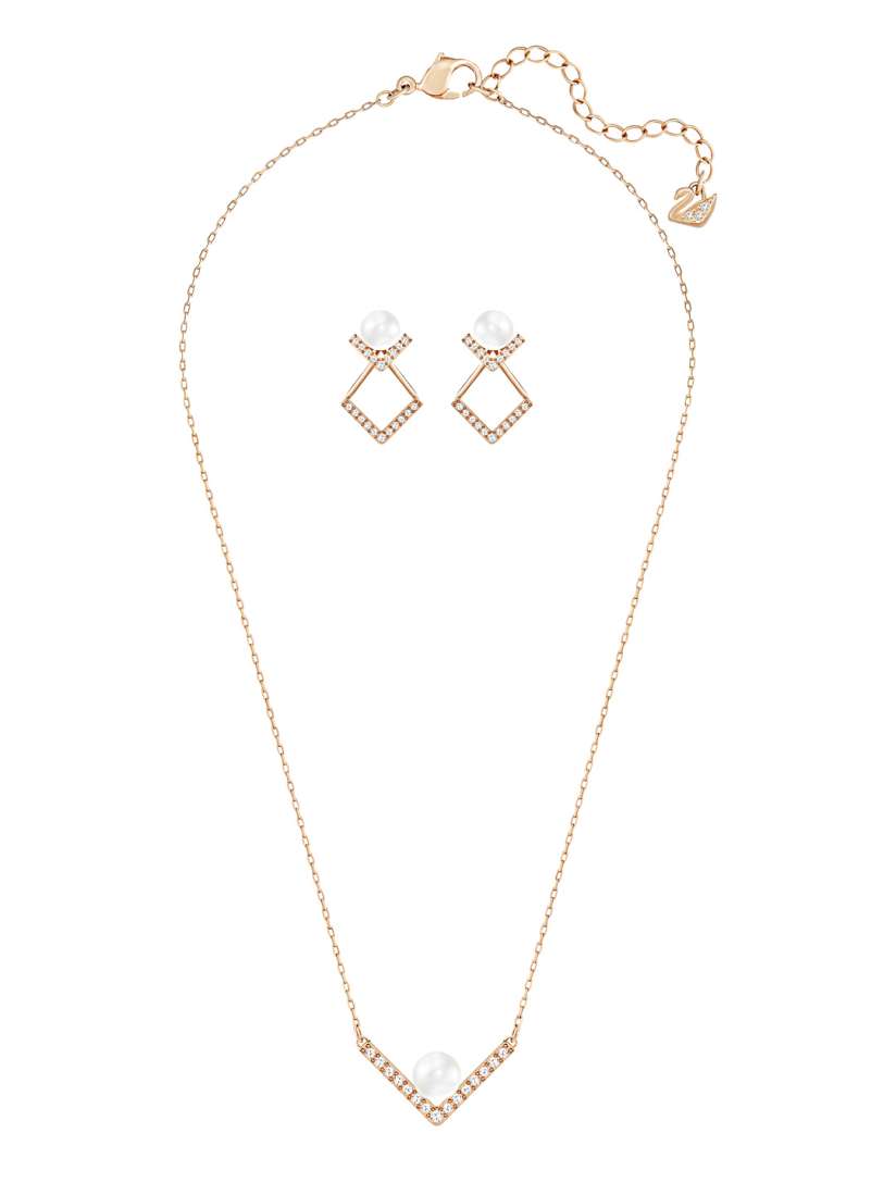 Buy SWAROVSKI Edify Set Jewellery Set for Women 1369519 Myntra