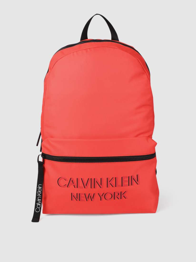 Buy Calvin Klein Men Red CAMPUS BP NY Brand Logo Backpack Backpacks for Men 13709488 Myntra