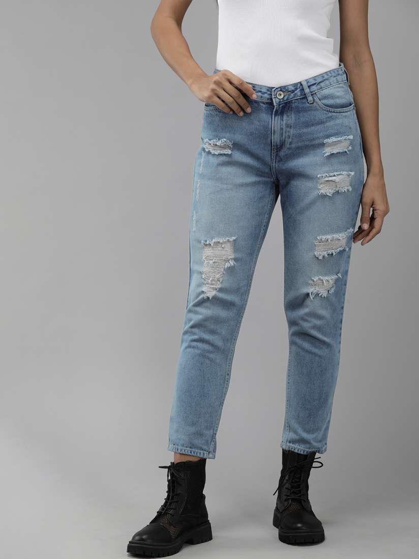 Boyfriend jeans myntra cheap