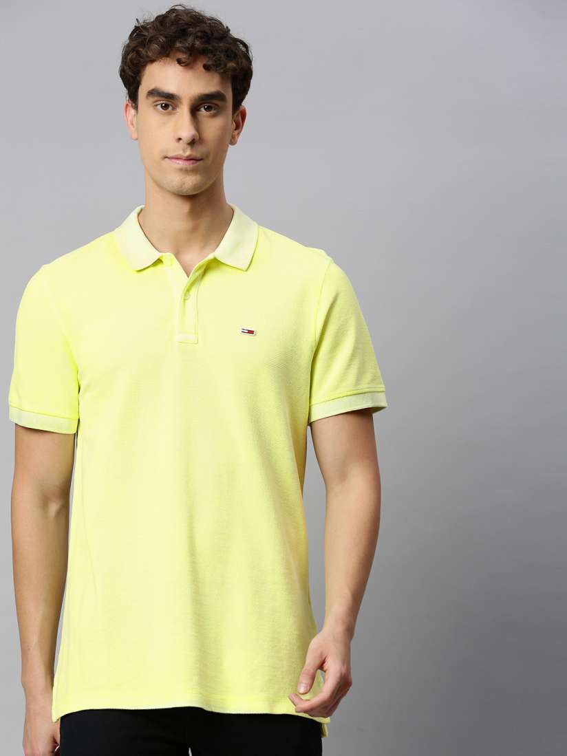 Lime green tommy hilfiger shirt top